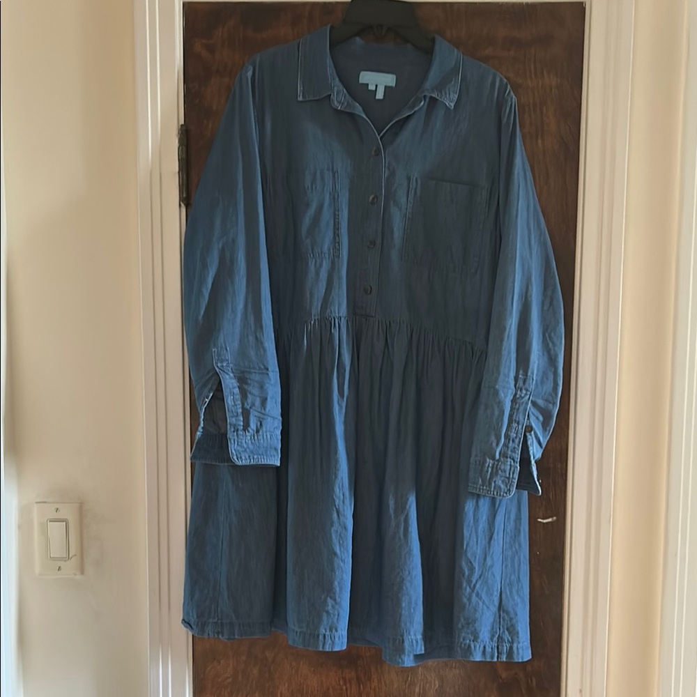 Draper James Blue Denim Dress